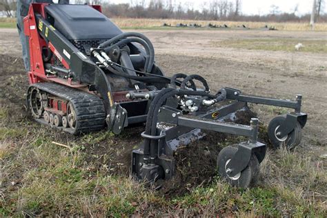 cat skid steer soil conditioner|best skid steer harley rake.